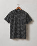 Pocket Tee - Black White Print